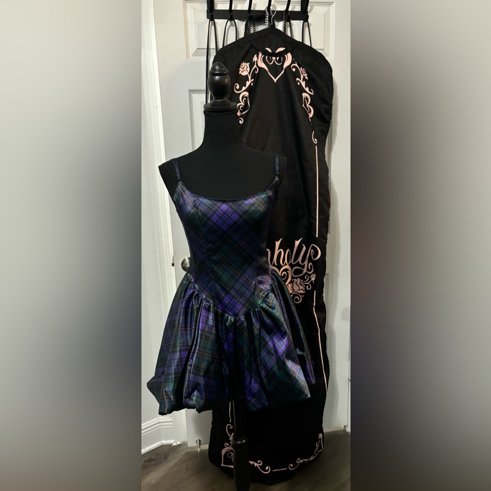 NWT Dolls Kill / Unholy Corrupt Charm Mini Dress
